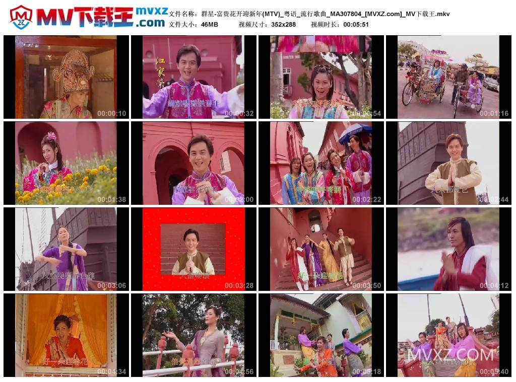 群星-富贵花开迎新年(MTV)_粤语_流行歌曲_MA307804